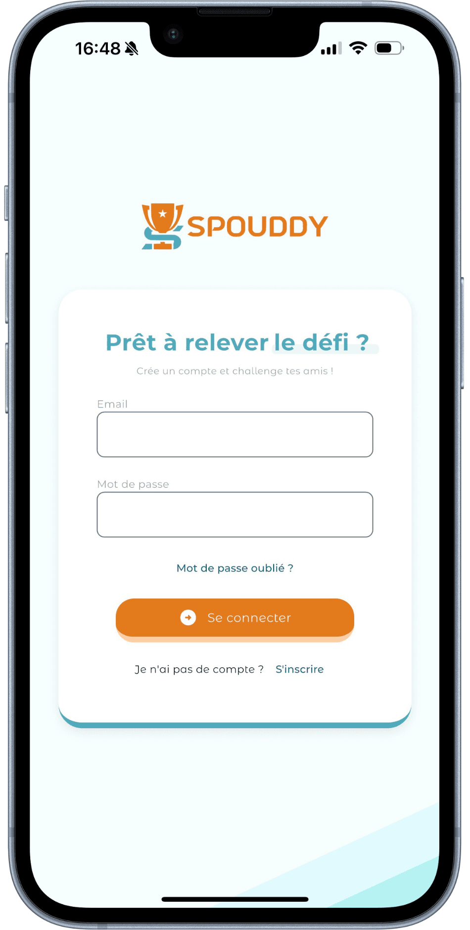 Spouddy — Défis sportifs entre amis — écran 1