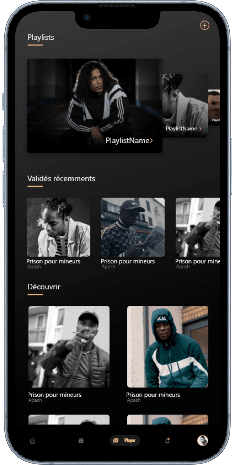 SVMPLE — Découverte de talents — écran 2